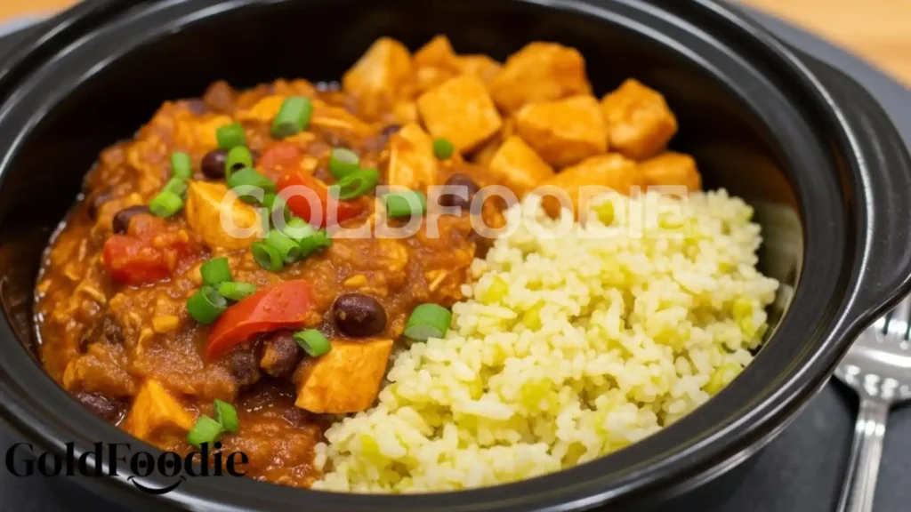 Slow Cooker Buffalo Chicken Chili