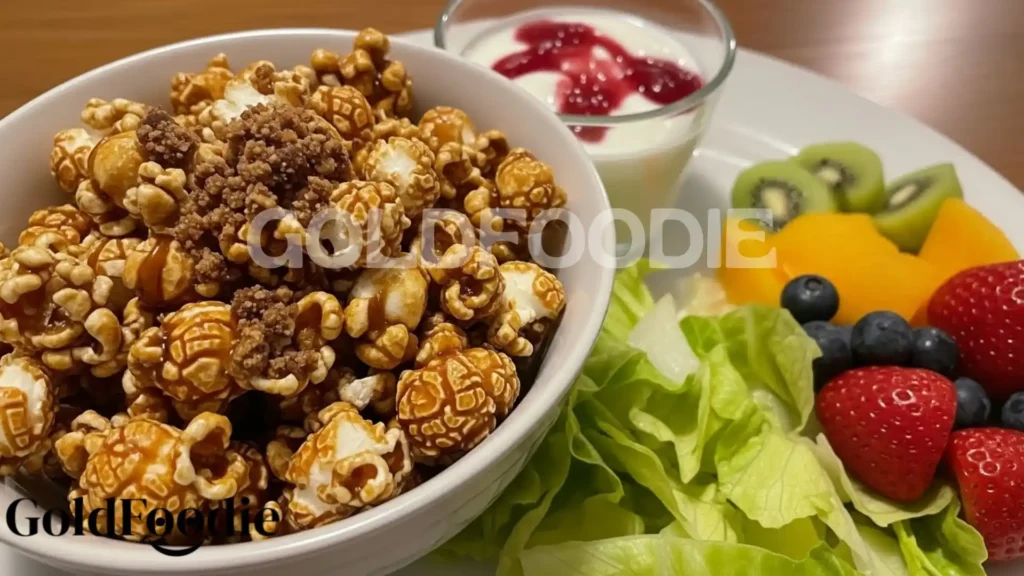 Salted Caramel Popcorn Snack Platter