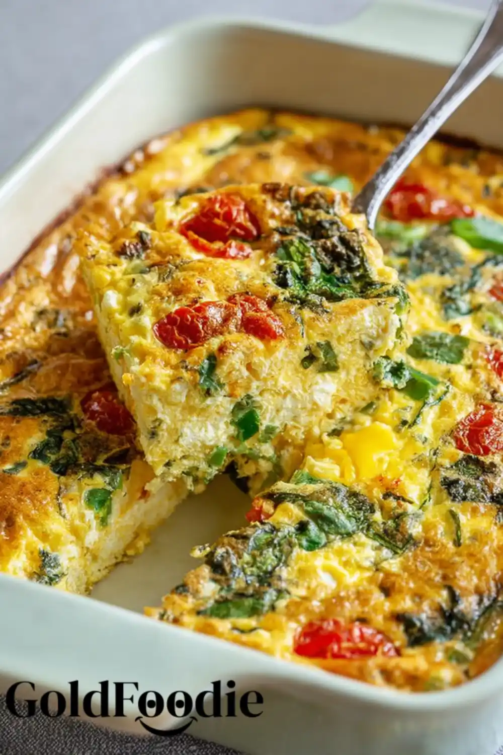 Healthy Cottage Cheese and Veggie Bake