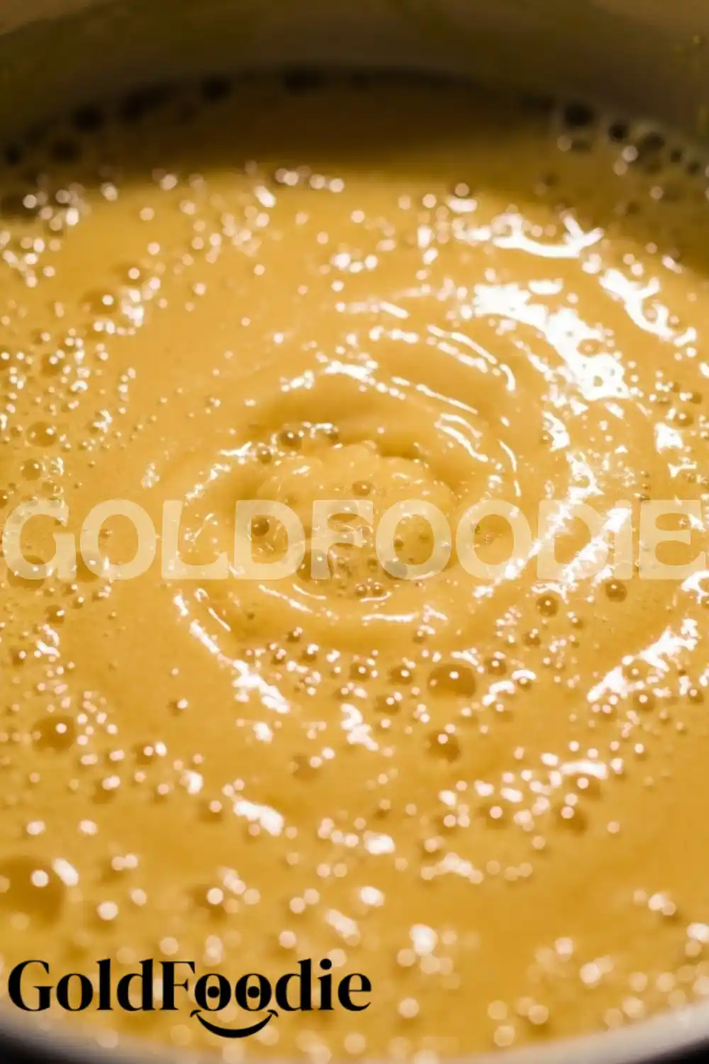 Simmering Homemade Ice Cream Custard Simmering Homemade Ice Cream Custard