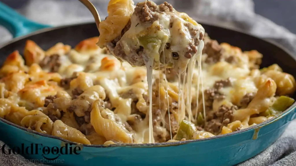 Skillet Philly Cheesesteak Casserole