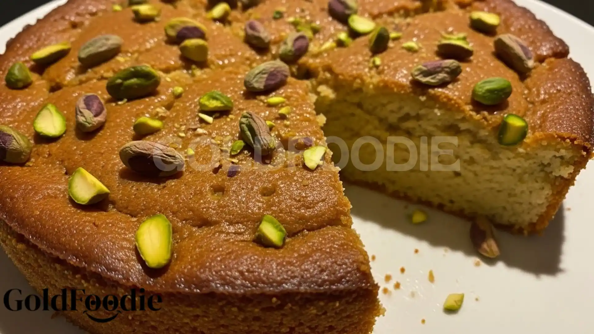 Flourless Orange Pistachio Cake
