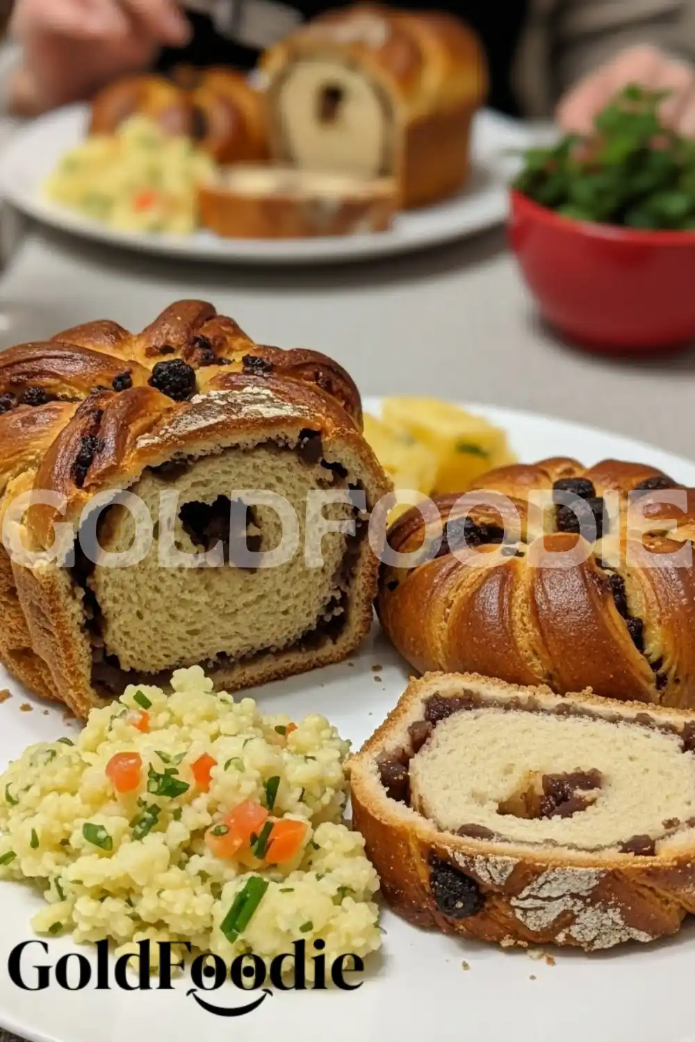 Sliced Festive Christmas Bread