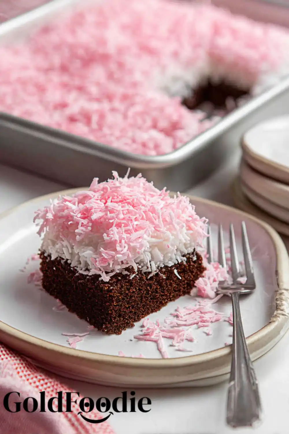 Snowball Cake Slice Ready to Serve Snowball Cake Recipe