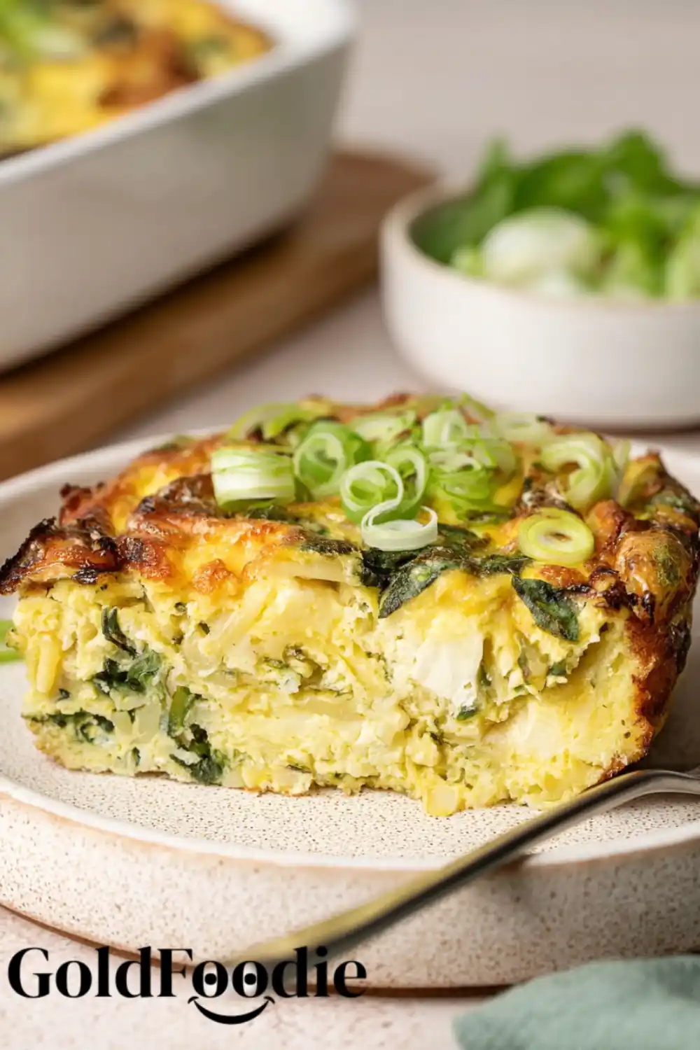 Baked Cottage Cheese and Potato Casserole