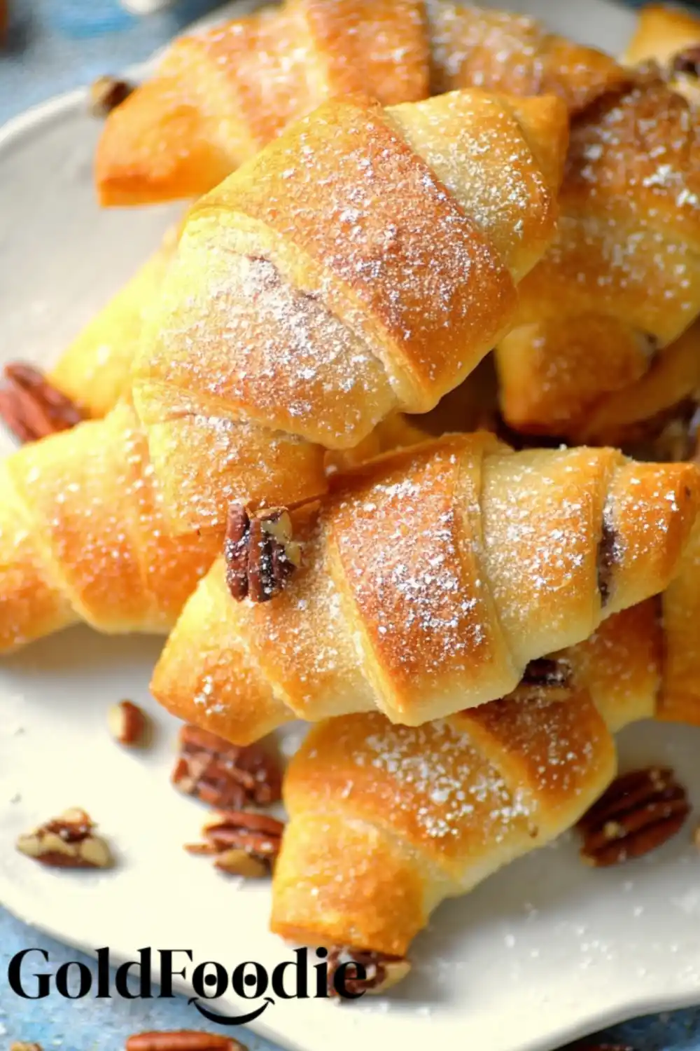 Stack of Powdered Pecan Rolls