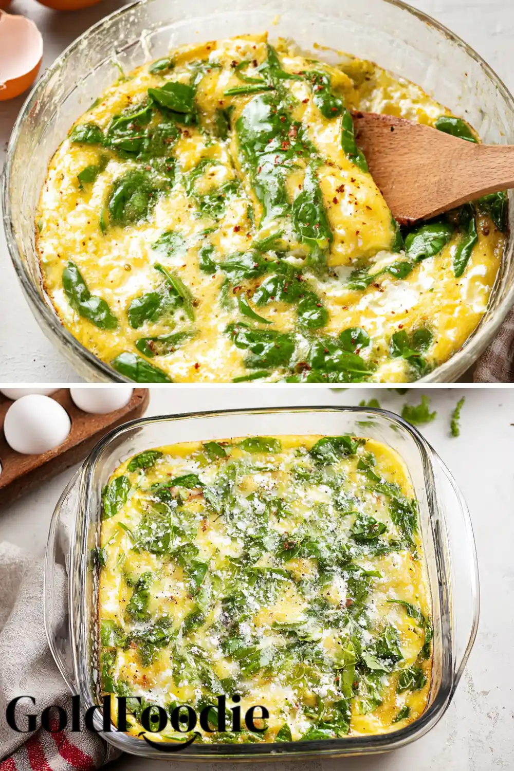 Baking Cottage Cheese Egg Casserole