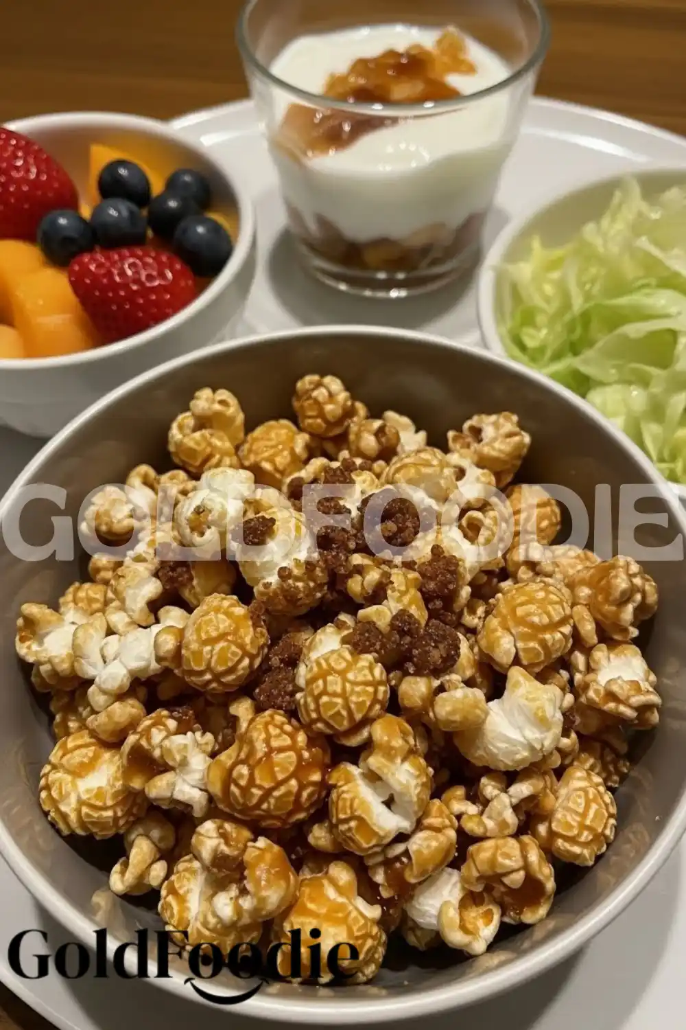 Sweet and Savory Caramel Popcorn Bowl Sweet and Savory Caramel Popcorn Bowl
