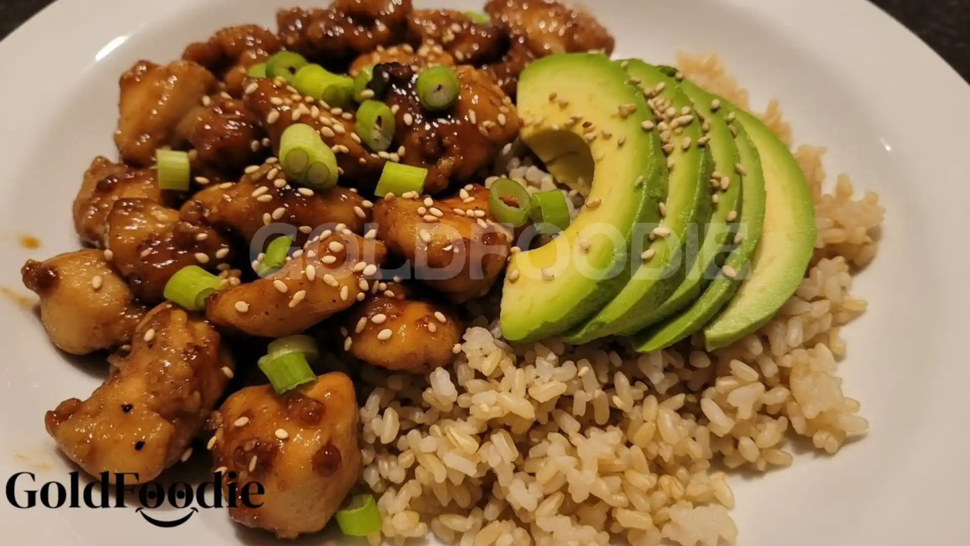 Teriyaki Chicken Avocado Rice