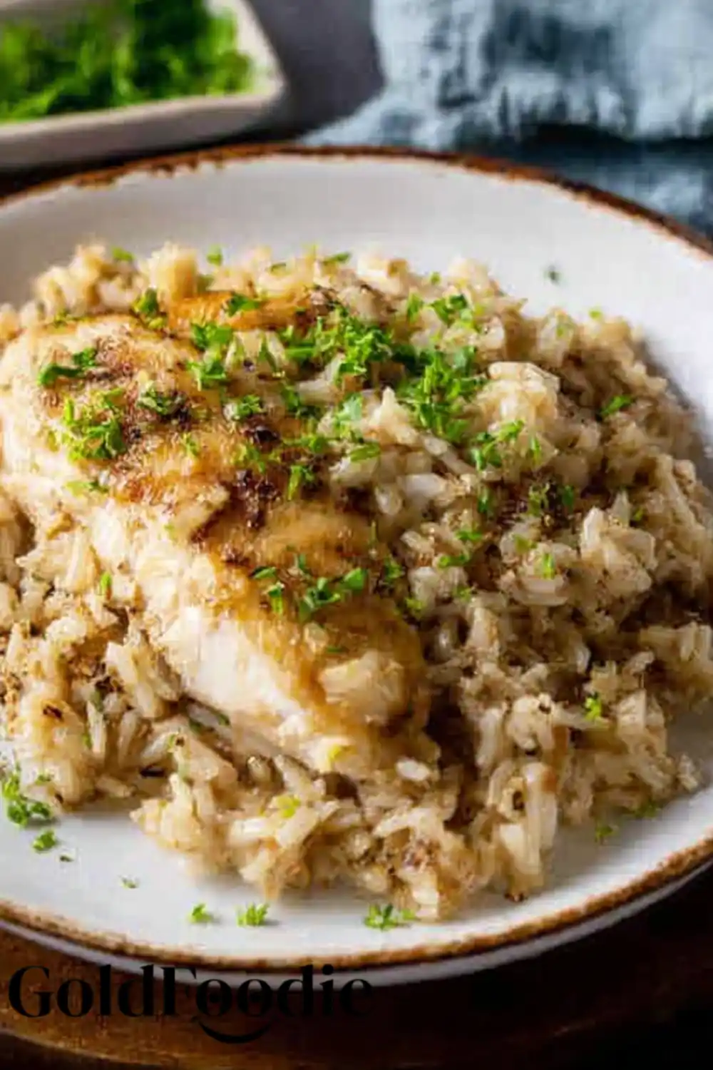 Simple One-Dish Chicken and Rice Meal One-Dish Chicken Rice Meal