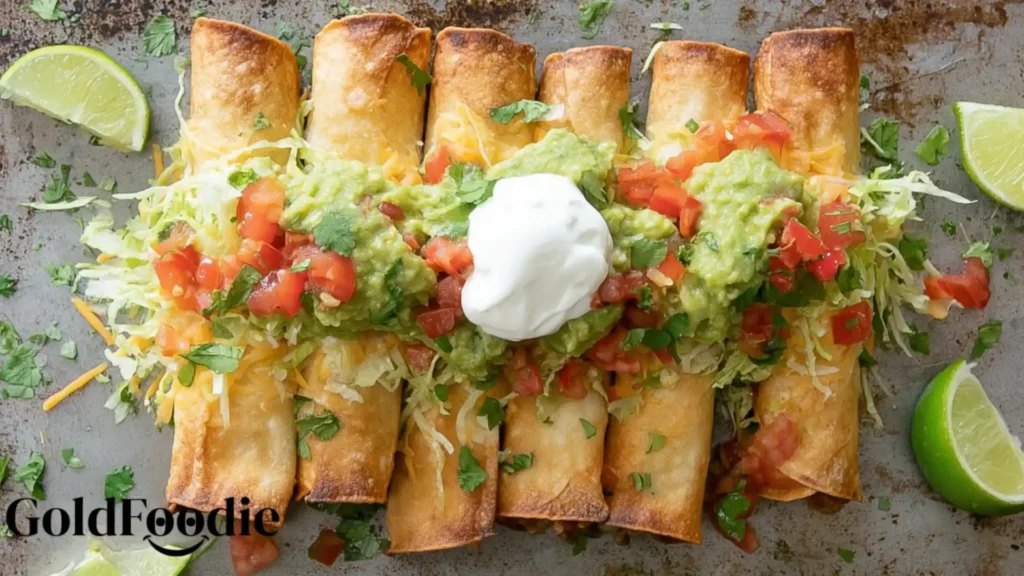 Crispy Chicken Taquitos