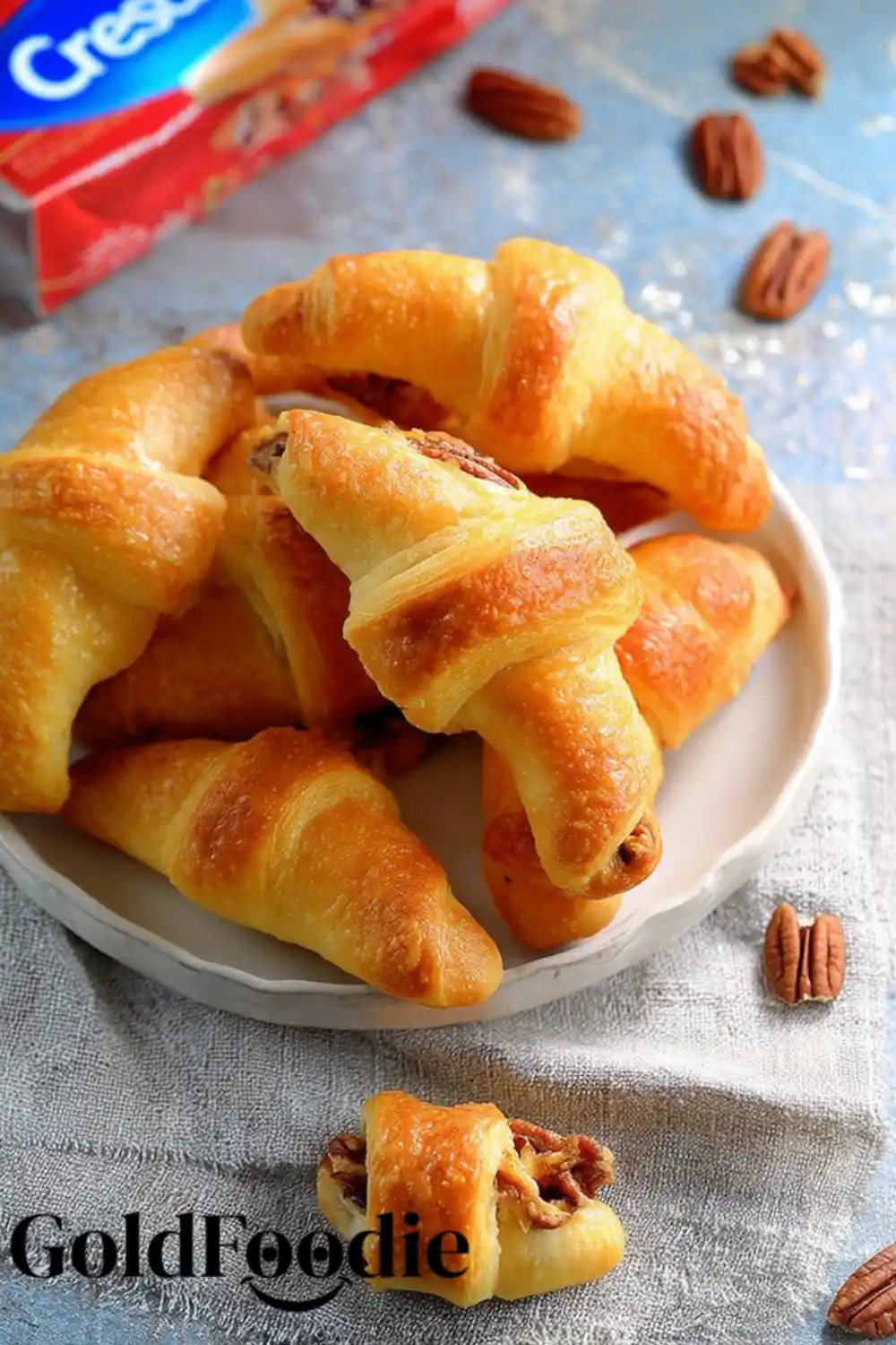 Warm Pecan Pie Crescent Rolls
