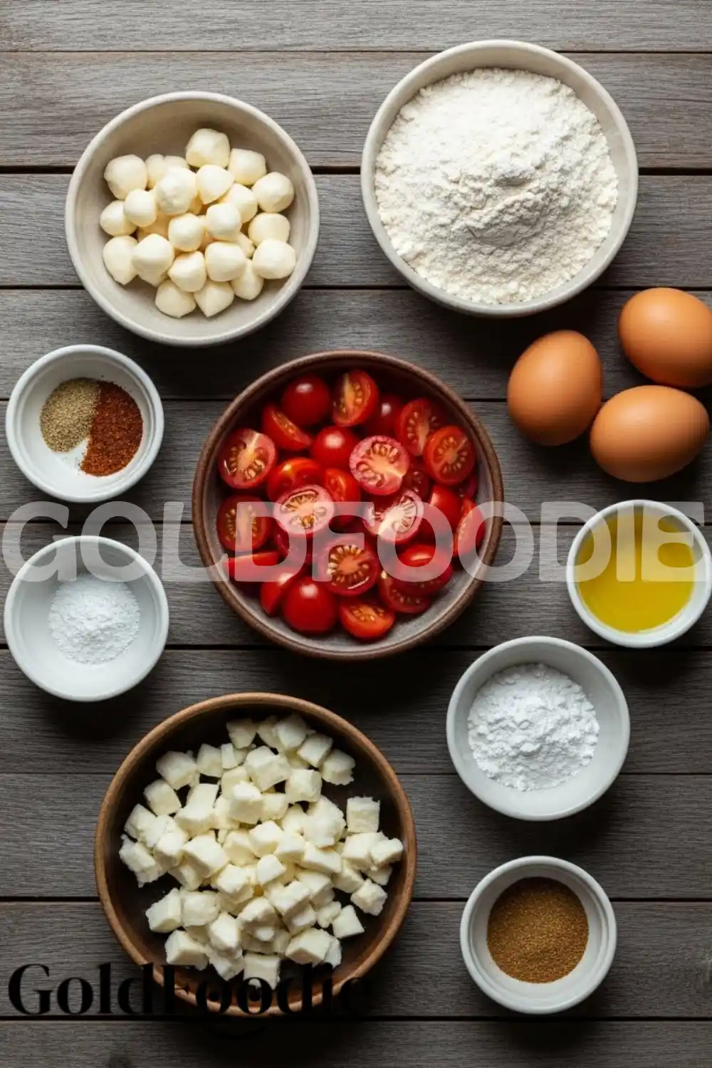ingredients-for-savory-tomato-mozzarella-donuts