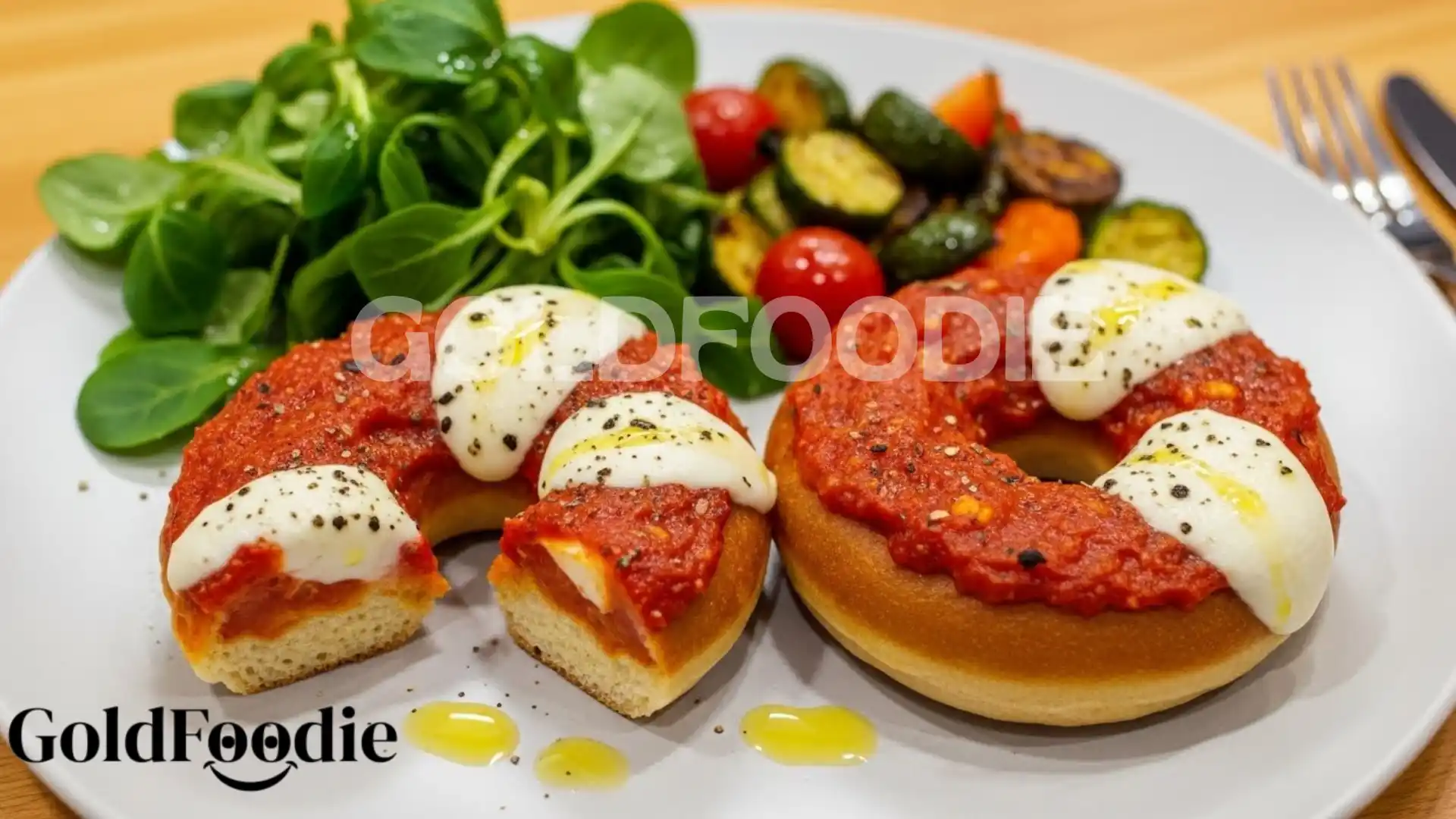 Roasted Tomato-Mozzarella Donuts