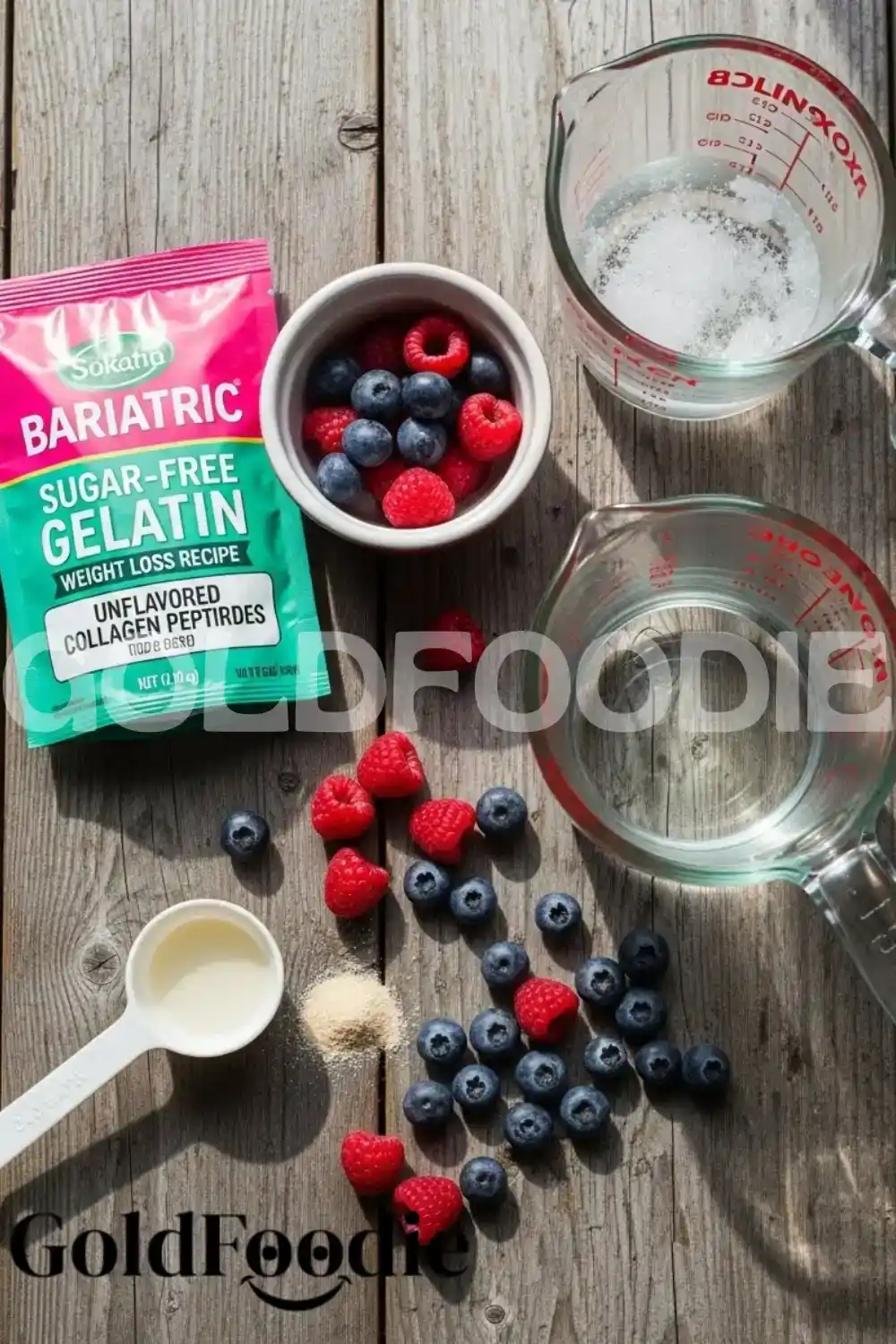 Bariatric Gelatin Ingredients Layout