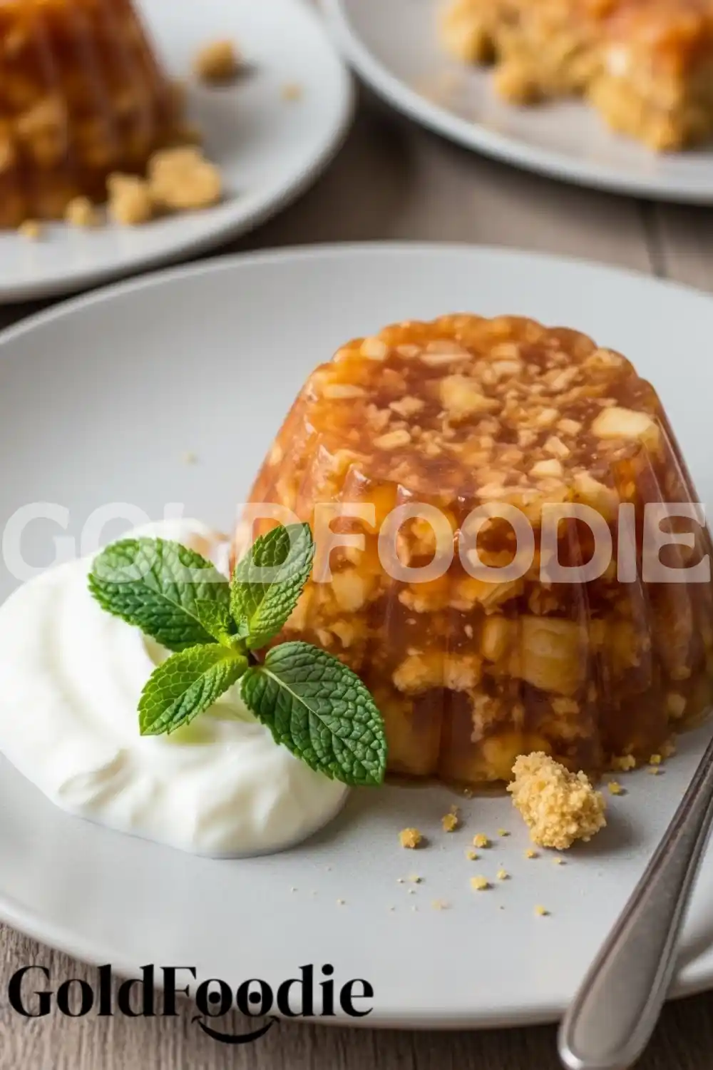 Berry Gelatin Texture Close-Up Berry Gelatin Texture Close-Up