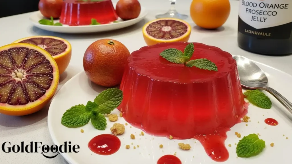 Blood Orange Prosecco Jelly