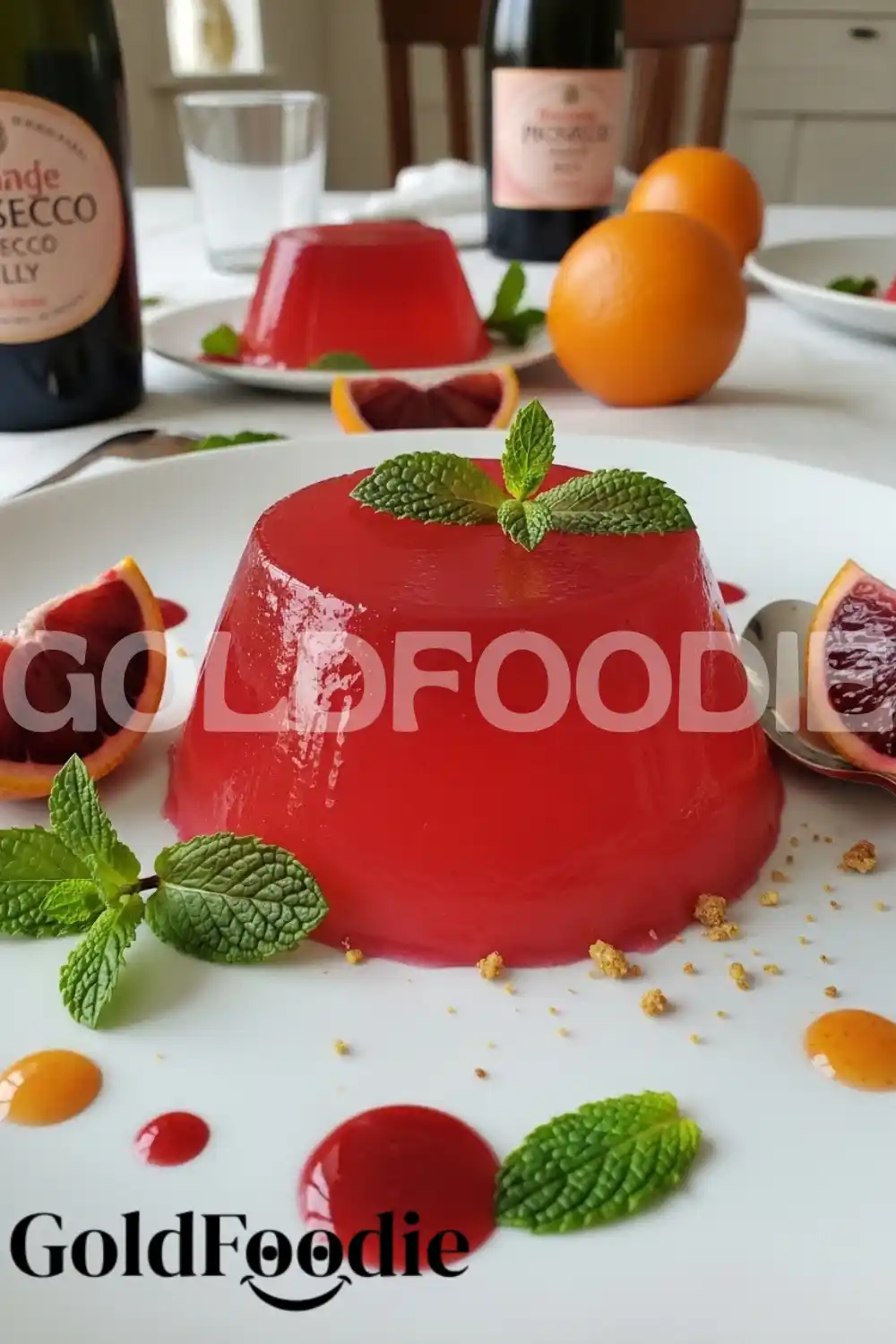 Blood Orange Prosecco Jelly Step-by-Step