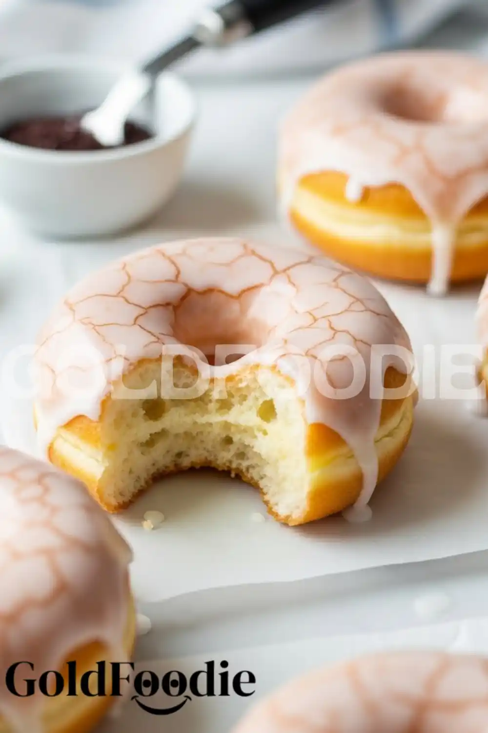 Dipped Glazed Donut Detail