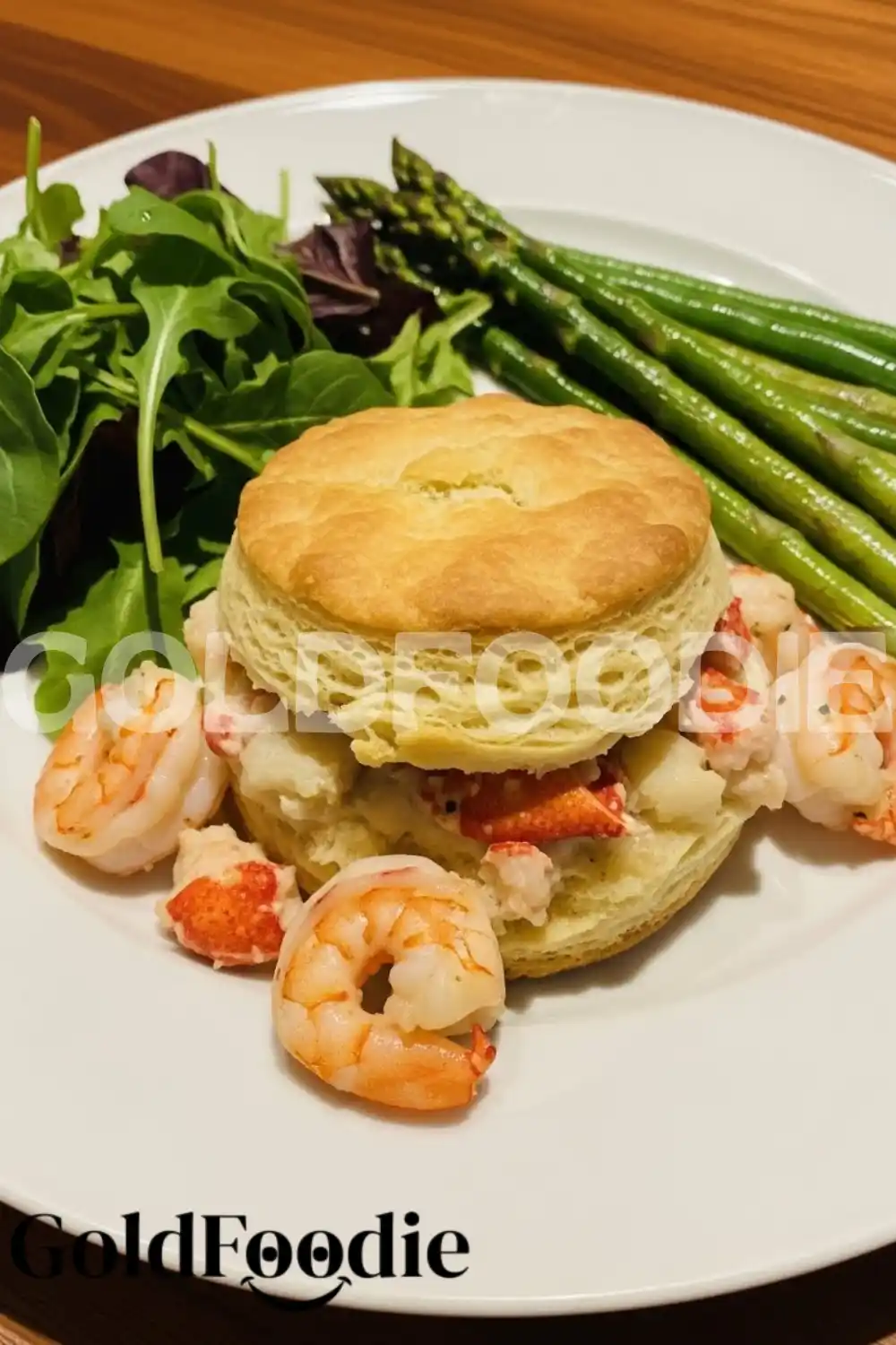 Fresh Baked Shrimp and Lobster Biscuit Pot Pie