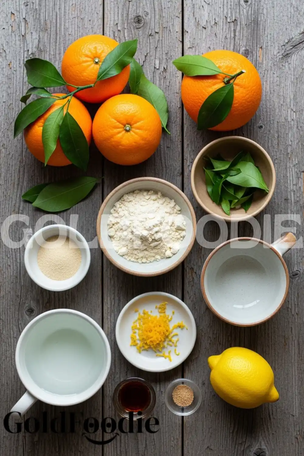 Fresh Ingredients for Orange Jelly