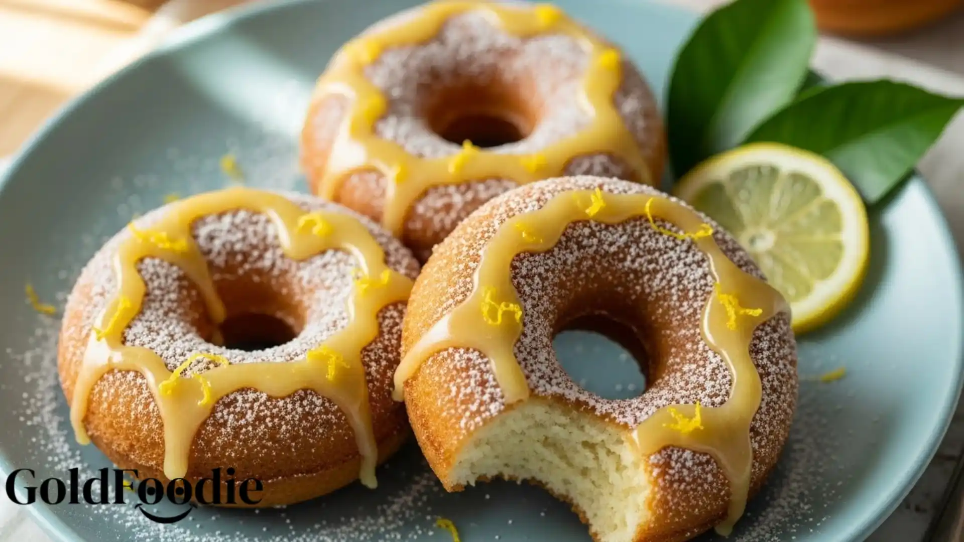 Home 10 Baked Lemon Donuts