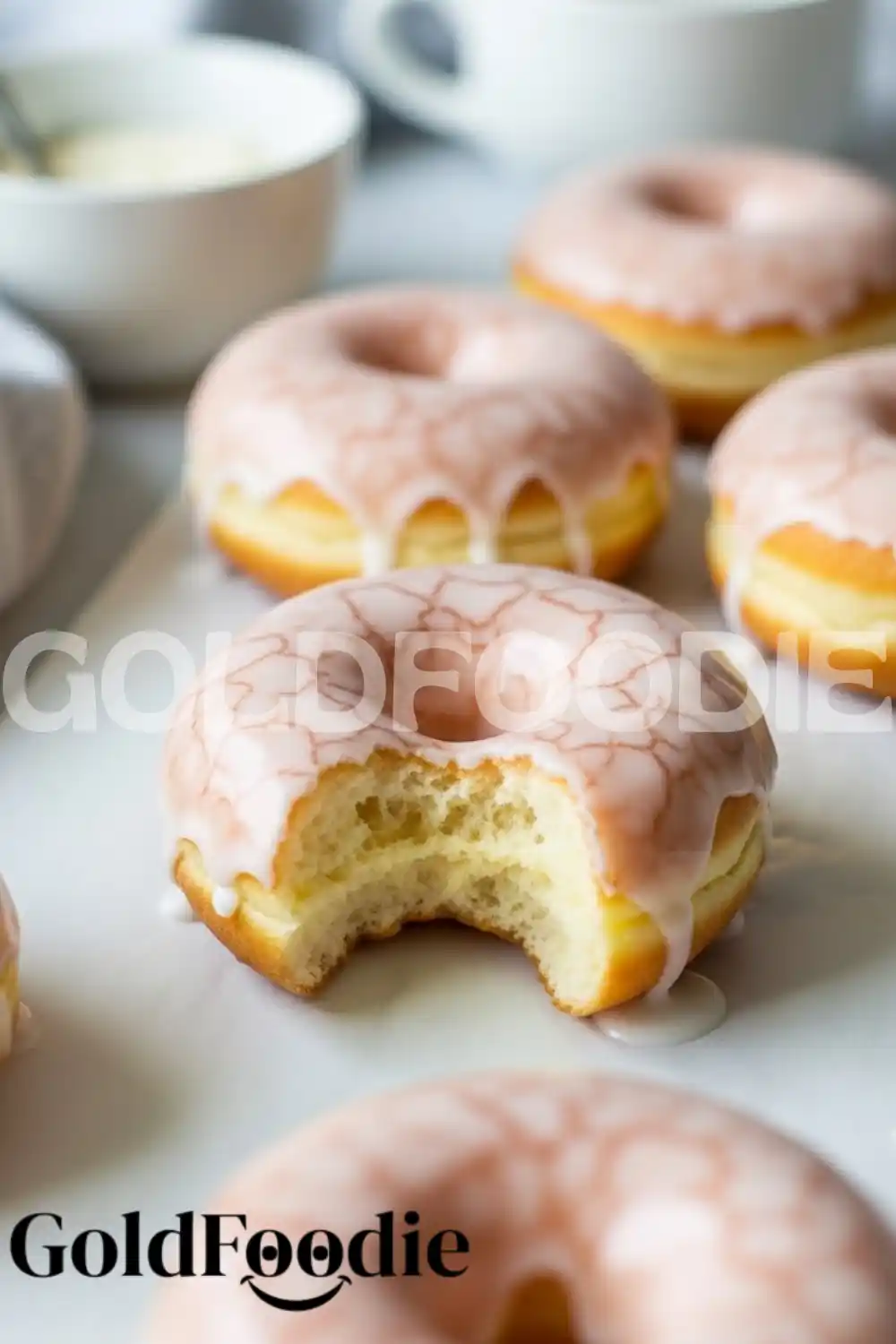Freshly Glazed Homemade Donuts