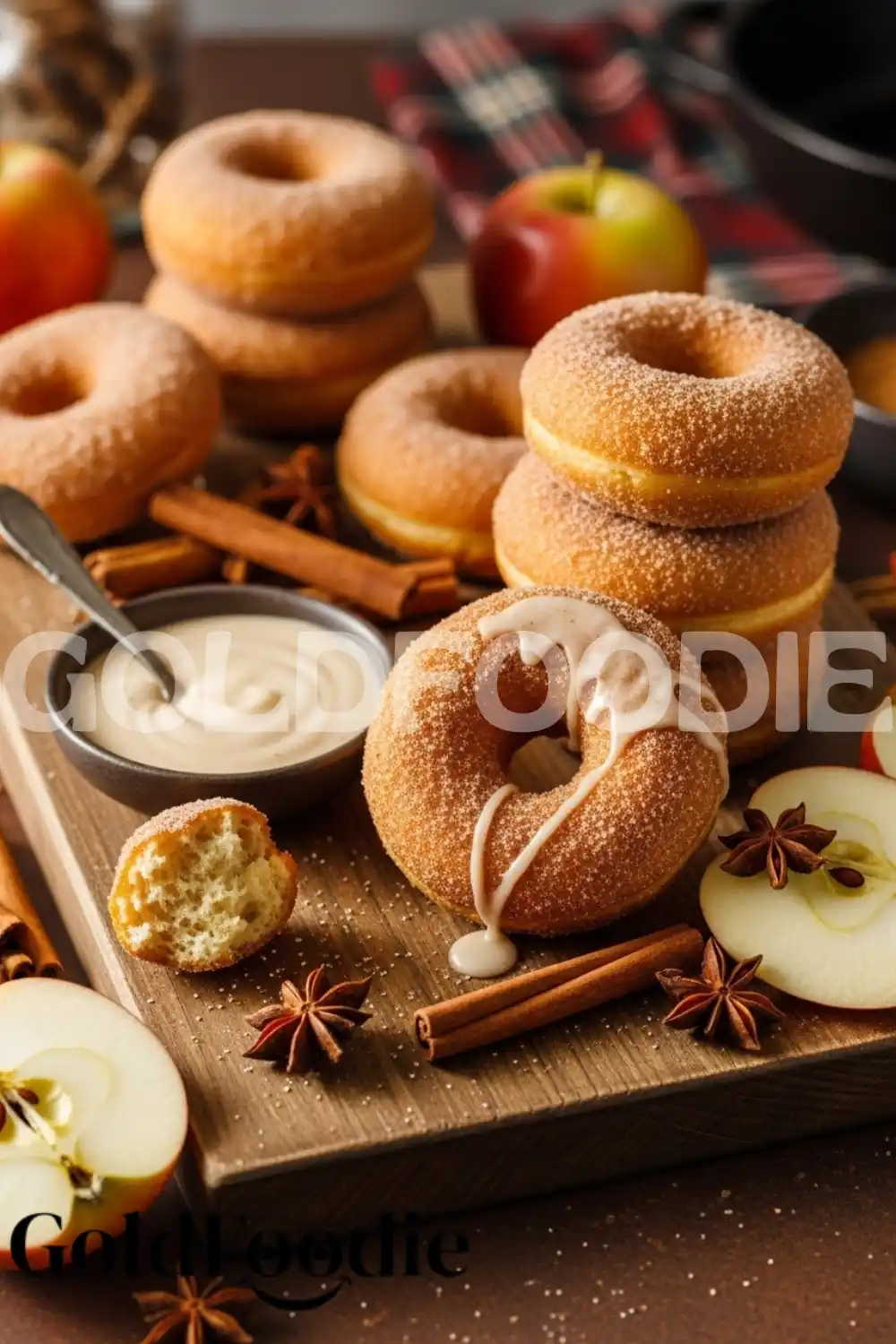Glazed-Apple-Cider-Donuts-Stack