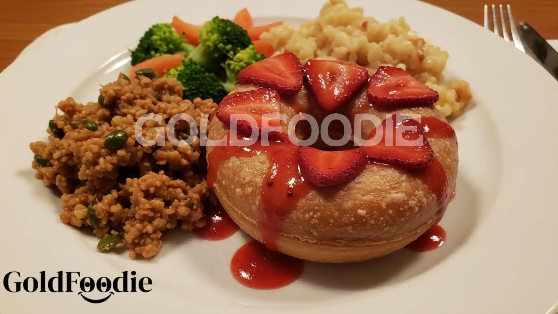 Strawberry Baked Donuts