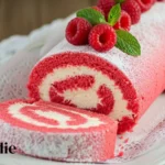 Pink Velvet Cake Roll