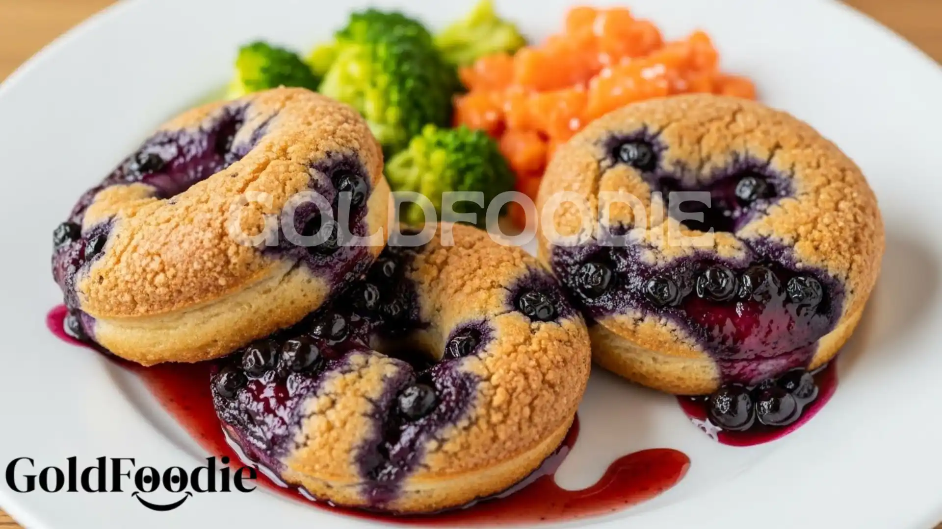 Baked Blueberry Donuts