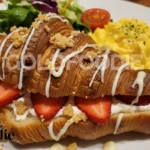 Baked Strawberry and Cream Croissant