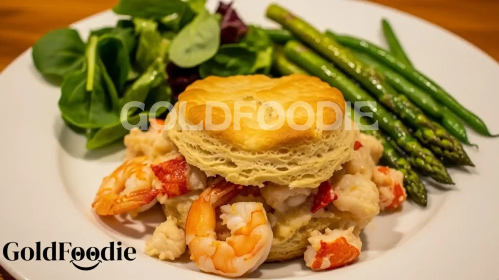 Shrimp and Lobster Biscuit Pot Pie