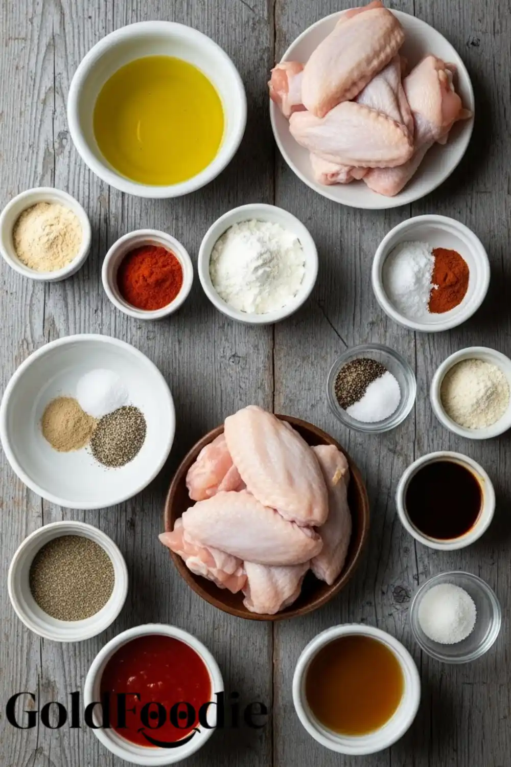 Healthy Buffalo Wings Ingredients Prep Healthy Buffalo Wings Ingredients Prep