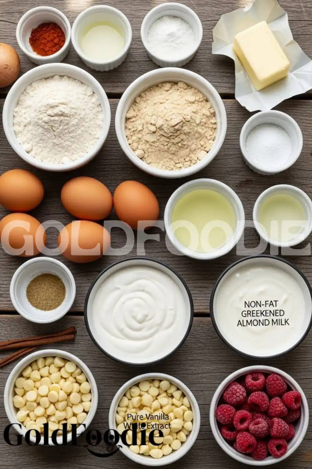 Healthy Cake Ingredients Flat Lay Healthy Cake Ingredients Flat Lay