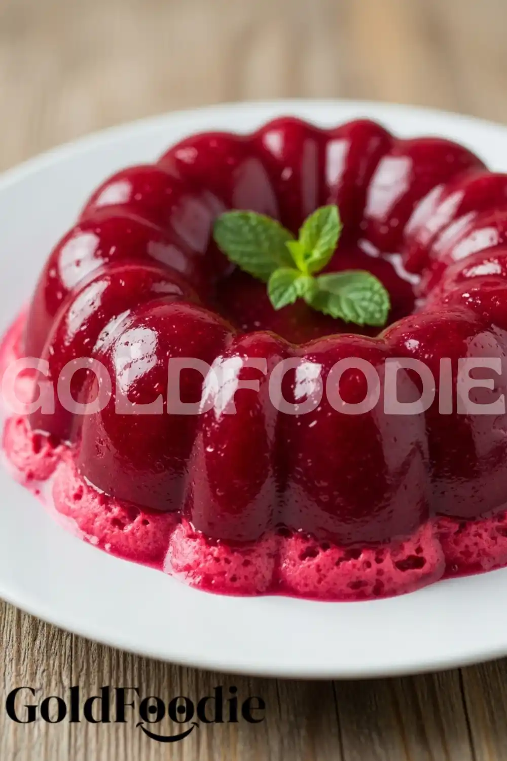 Healthy Cranberry Gelatin Mold Dessert Healthy Cranberry Gelatin Mold Dessert