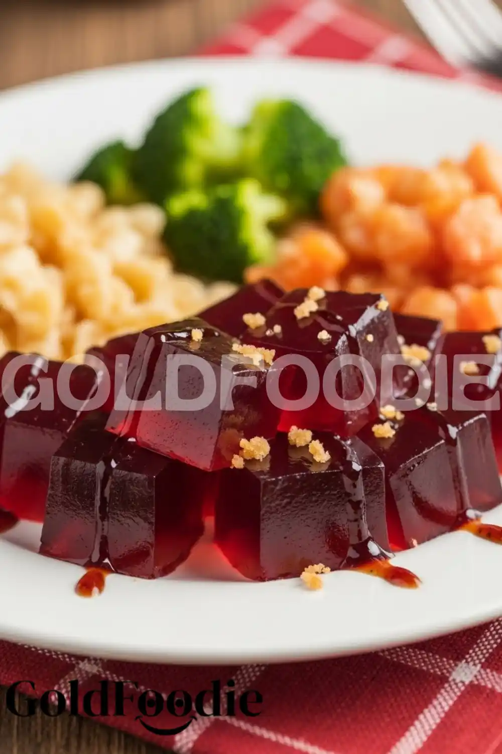 Healthy Gelatin Cube Snack Plate