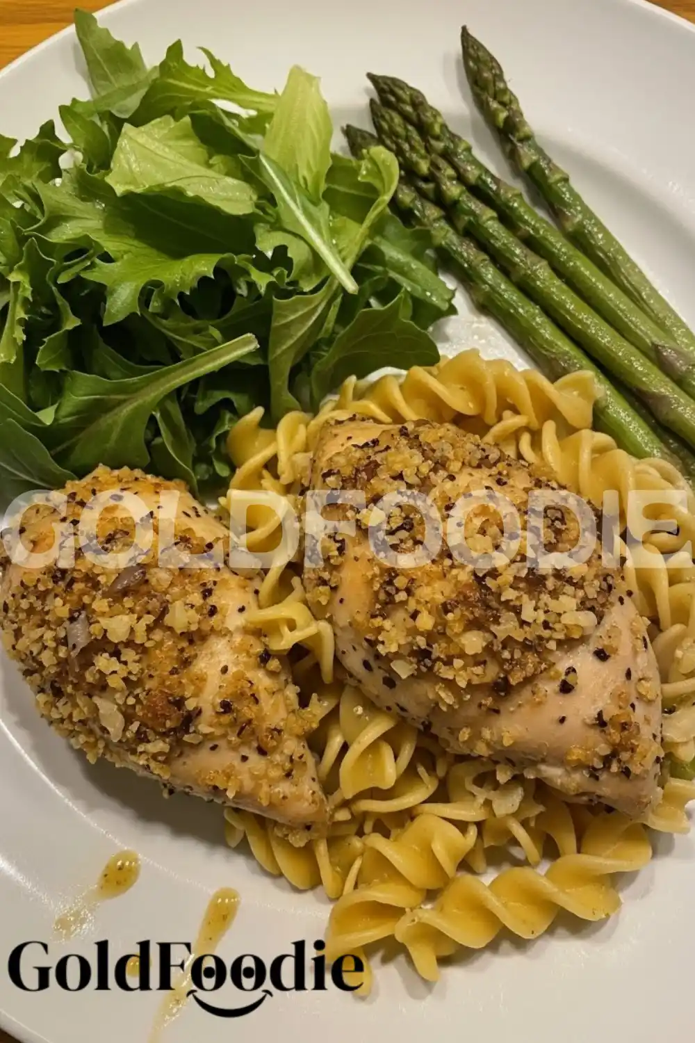 Herb-Crusted Chicken with Green Sides Herb-Crusted Chicken with Green Sides