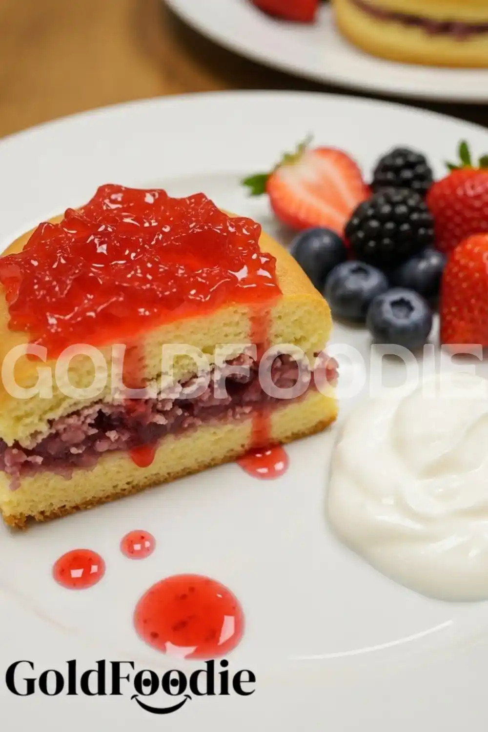 Layered Bariatric Jello Sponge Cake