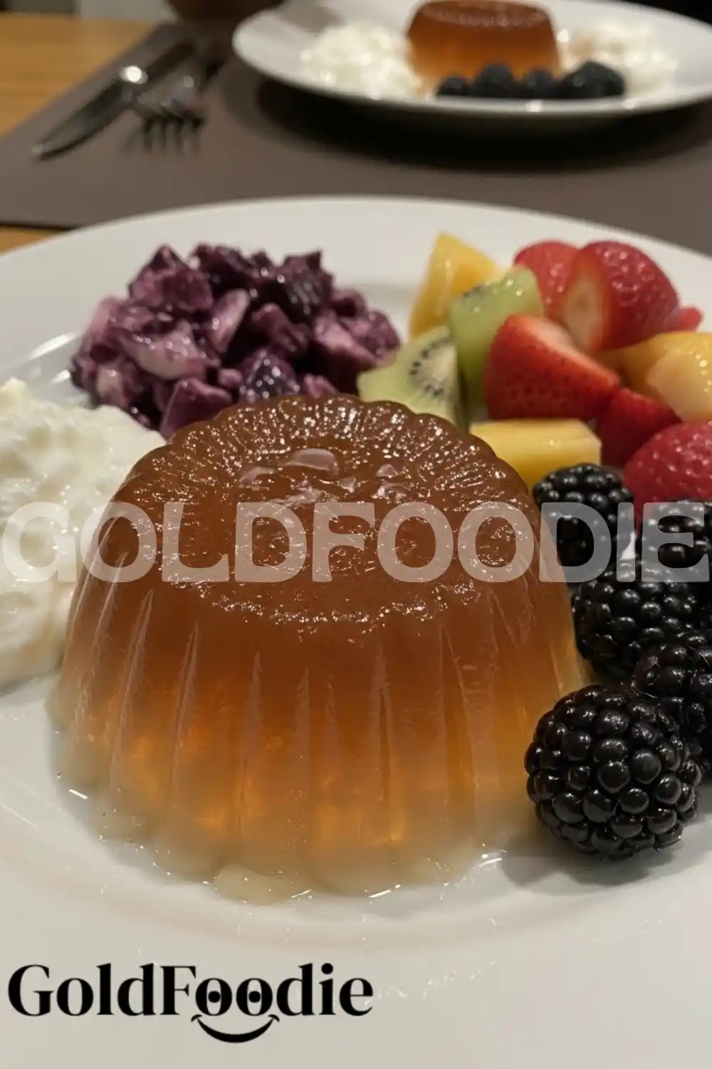 Low Calorie Gelatin Dessert Platter