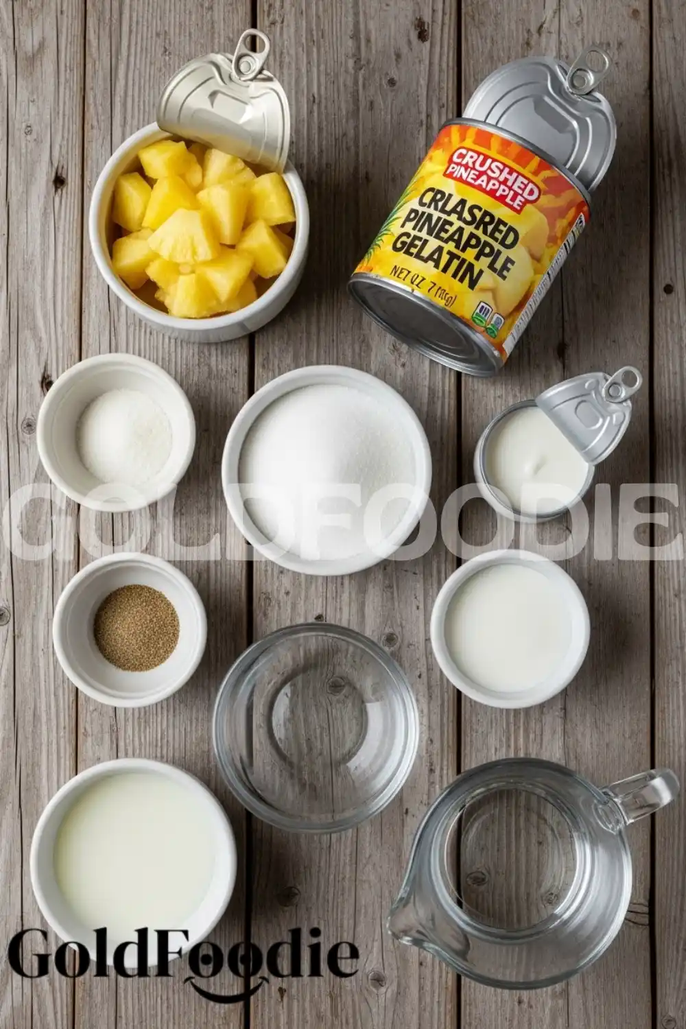 Milky Pineapple Gelatin Ingredients Overview Milky Pineapple Gelatin Ingredients Overview