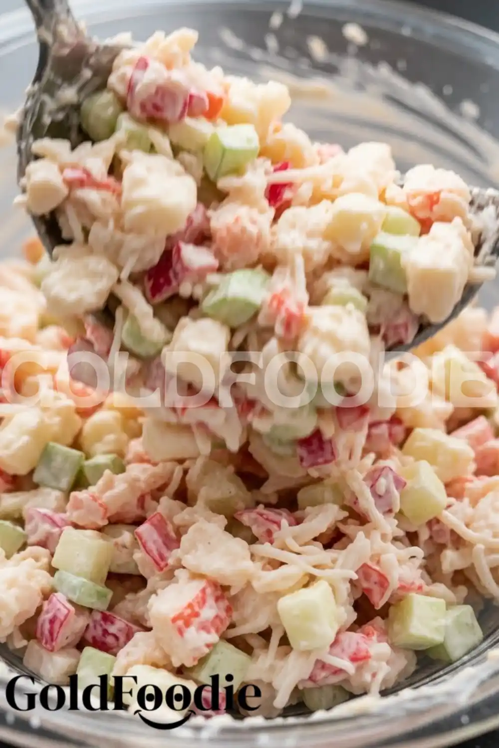 Mixing-Creamy-Crab-Salad-Process