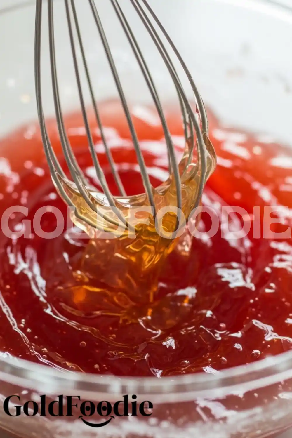 Mixing Fruit Juice Gelatin