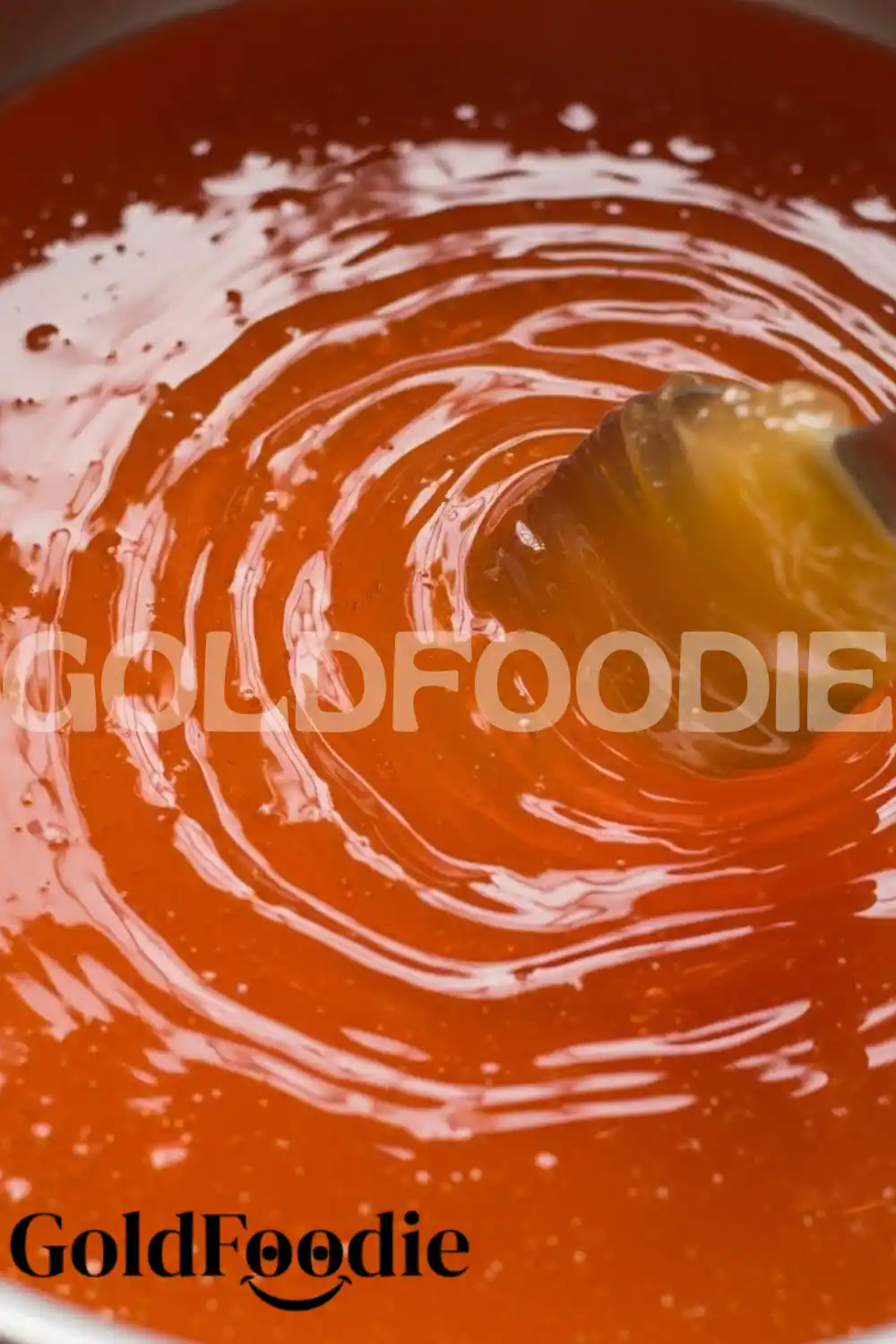 Mixing-Orange-Jelly-Liquid-Preparation Mixing-Orange-Jelly-Liquid-Preparation