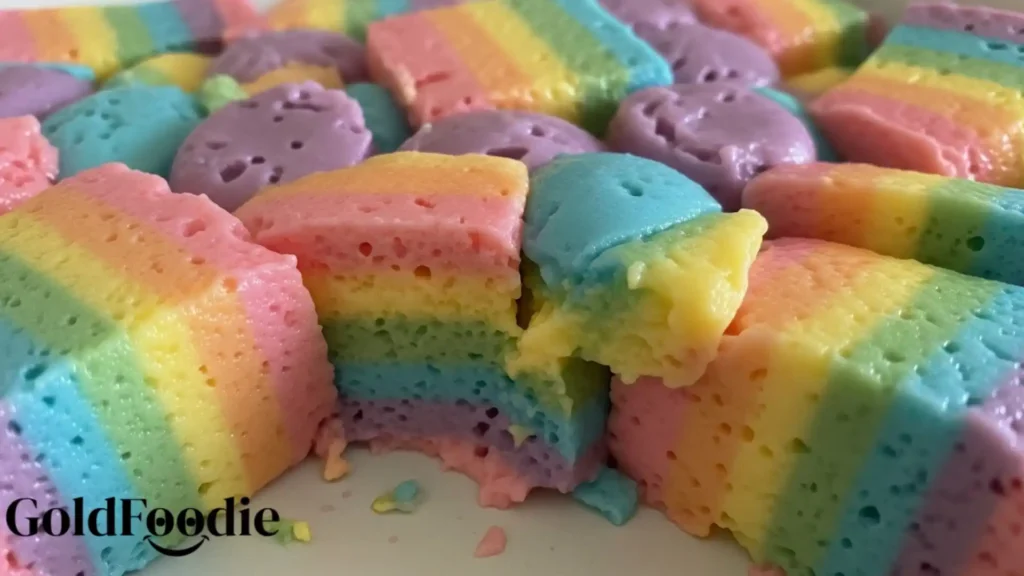 Pastel Rainbow Gelatin