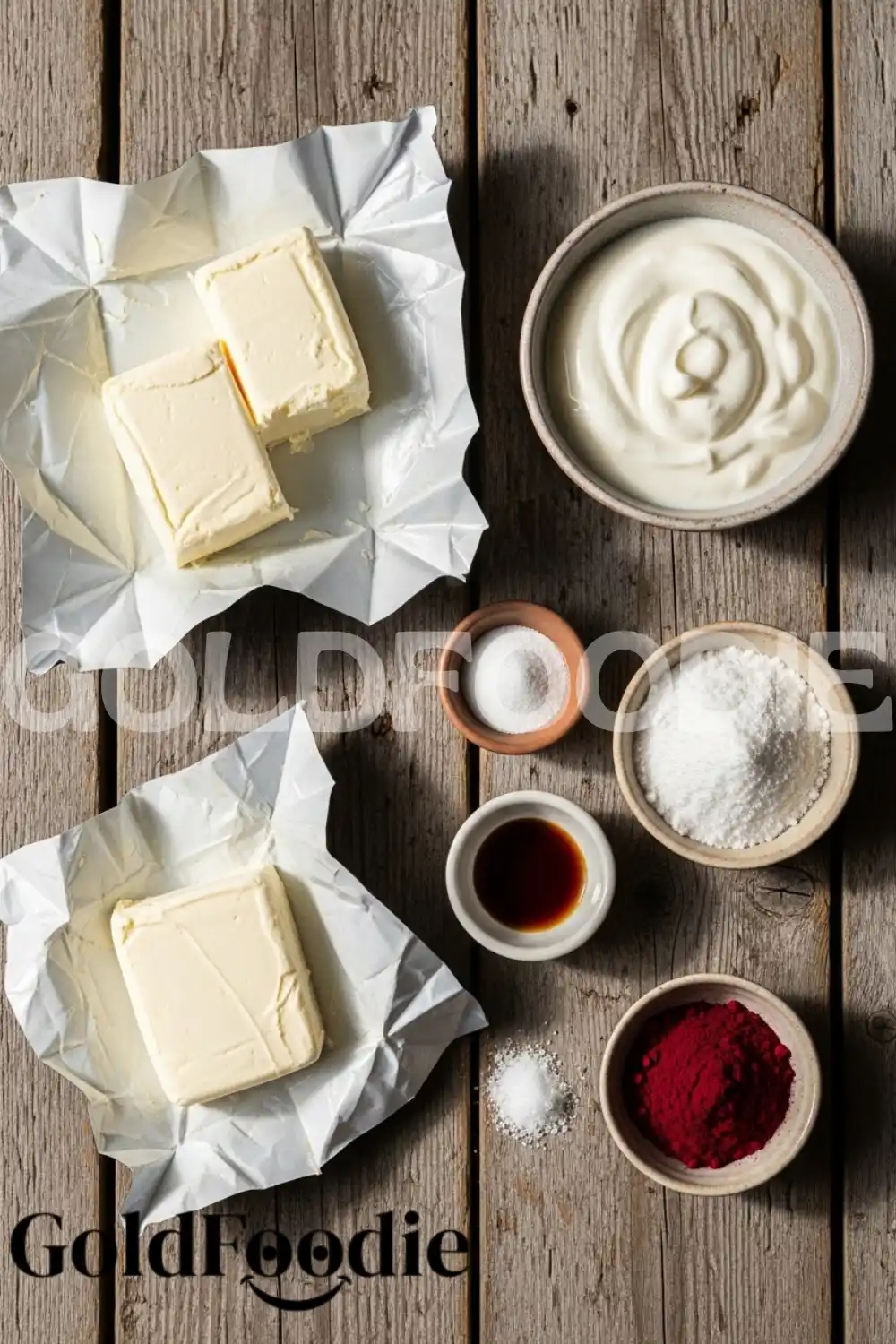 Pink Velvet Cake Topper Ingredients