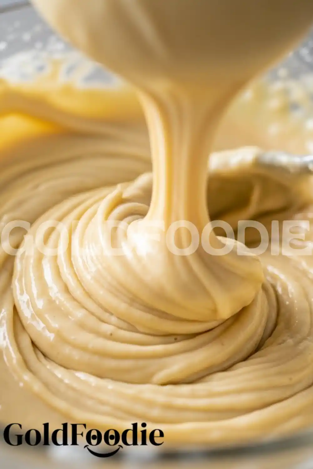 Preparing Baked Jelly Donut Batter
