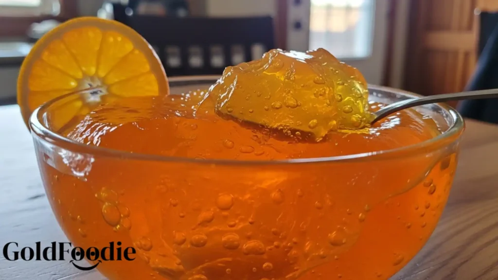 Tangy Valencia Orange Gelatin