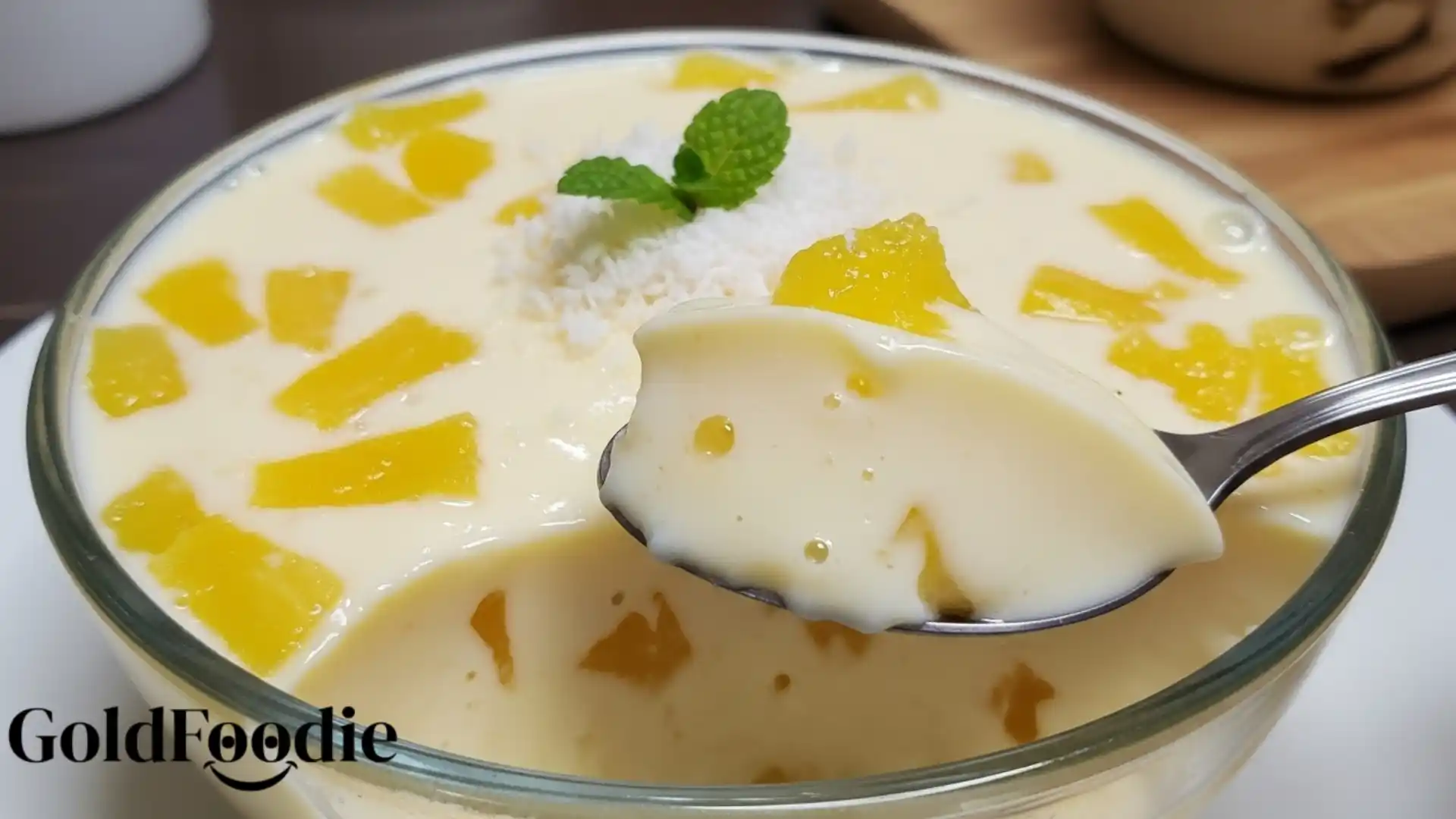 Milky Pineapple Gelatin