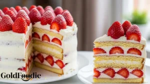 Layered Strawberry Cake
